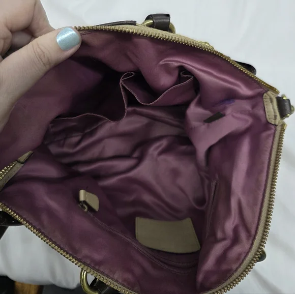 Coach Madison OP Art Sateen Sophia Satchel - Picture 12 of 16